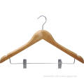 Natural Wood Female Hanger with Clips